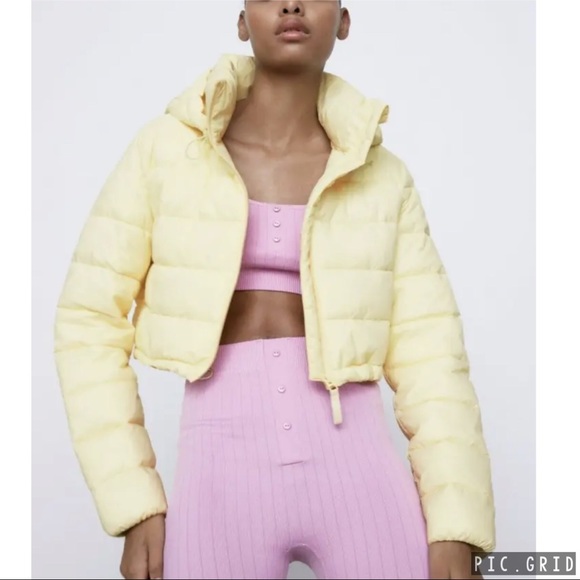 Zara Jackets & Coats Zara Quilted Cropped Water Repellent Puffer Jacket Poshmark